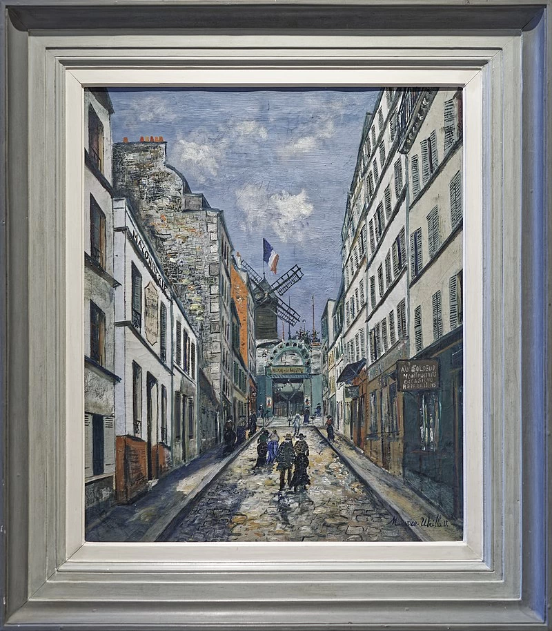 Rue Lepic, le Moulin de la galette - Musée des Beaux Arts de Nancy